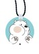 We Bare Bear Printed Car Mirror Pendant