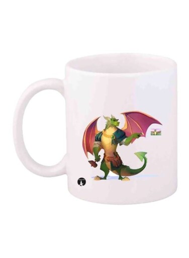 Printed Spyro Mug White/Purple/Green