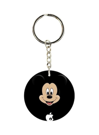 Mickey Mouse Printed Double Sided Keychain