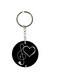 Music Love Printed Keychain