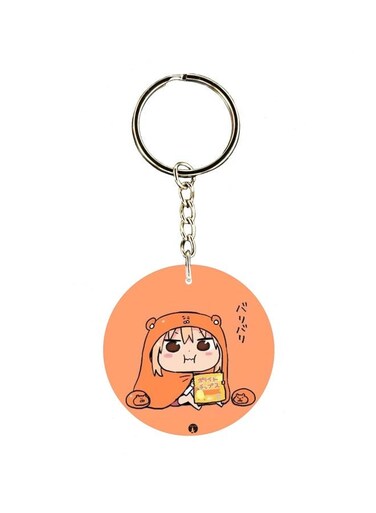 Cartoon Themed Single Sided Keychain