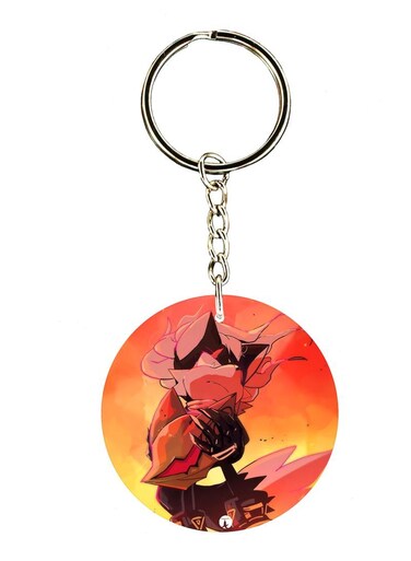 Keychain Of The Video Game Sonic ( 2 Sides)