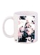Printed Coffee Mug White/Blue/Pink 11ounce