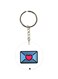 Cartoon Themed Single Sided Keychain