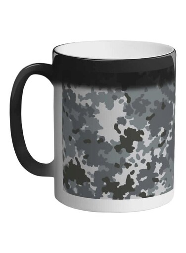 Army Clothing Printed Colour Changing Coffee Mug Black 11ounce