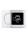 Mug Coffee by Neon Art for Coffee and Tea White