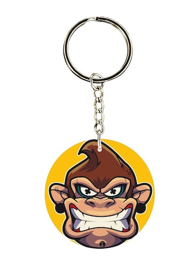 Donkey Kong Printed Keychain