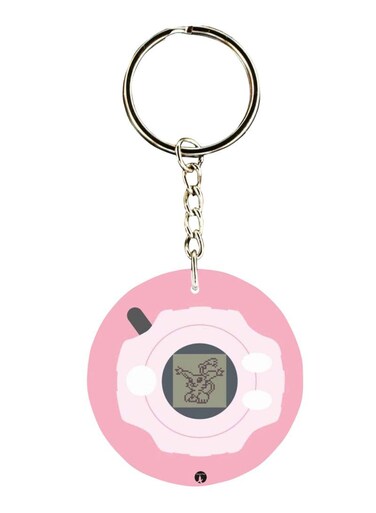 Double Sided Digimon Printed Keychain