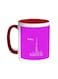Abstract Drawing - Dubai Towers Printed Coffee Mug Red/White 11ounce