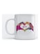 Mug Love&rsquo;s Heart for Coffee and Tea White