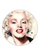 Marilyn Monroe Printed Fridge Magnet Multicolour