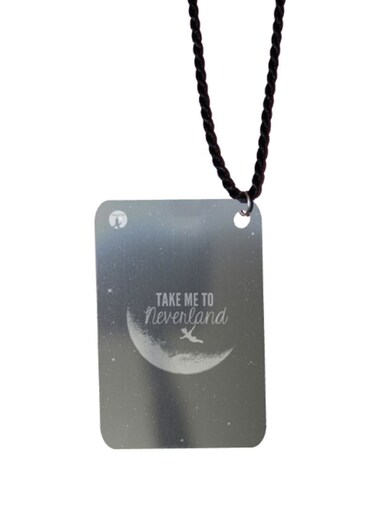 English Phrases Printed Car Mirror Pendant