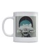 Follow Your Dreams Printed Mug White/Grey/Blue 350ml