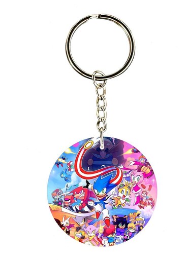 Sonic Double Side Printed Keychain