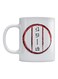 Nawaf Name In Japanese Art Printed Mug White/Red/Black 350ml