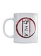 Name Saad Japanese Art Ceramic Mug White/Red 350ml