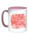 Teacher Quote Printed Coffee Mug Pink/White