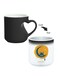 Ramadan Kareem Printed Magic Coffee Mug With Inner Heart Handle Black 11ounce