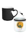 Ramadan Kareem Printed Magic Coffee Mug With Inner Heart Handle Black 11ounce