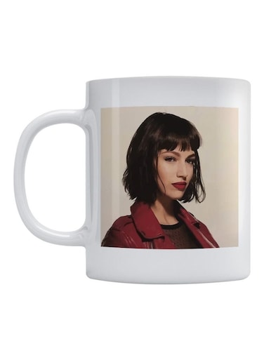 Tokyo La Casa De Papel Printed Mug White/Red/Black 350ml