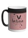 Believe In Yourself Printed Colour Changing Coffee Mug Black 11ounce