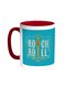 Rock And Roll Printed Coffee Mug Red/White 11ounce