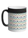 Printed Colour Changing Coffee Mug Black 11ounce