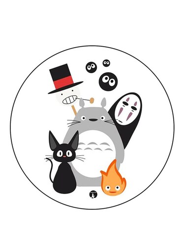Studio Ghibli Printed Fridge Magnet Multicolour