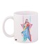 Woman Printed Coffee Mug White/Blue/Pink 11ounce