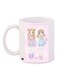 Anime Printed Coffee Mug White/Pink/Blue 11ounce