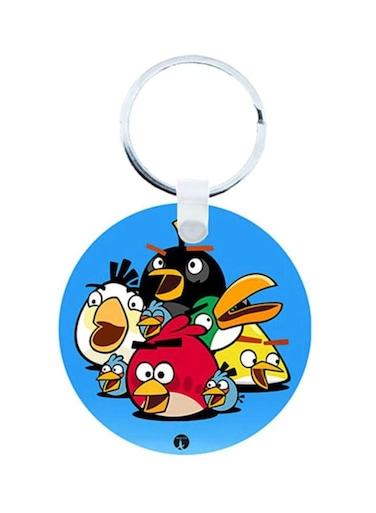 Angry Birds Wooden Keychain