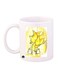 Sonic Video Game Printed Coffee Mug White/Yellow