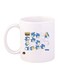 Sonic Video Game Printed Mug White/Blue/Yellow