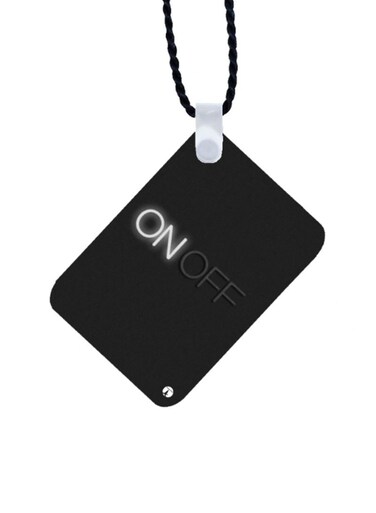 English Phrases Printed Car Mirror Pendant