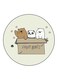 We Bare Bears Printed Fridge Magnet Multicolour