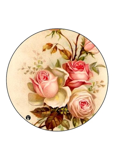 Flowers Printed Fridge Magnet Multicolour