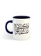 Happy Eid Printed Mug White/Navy
