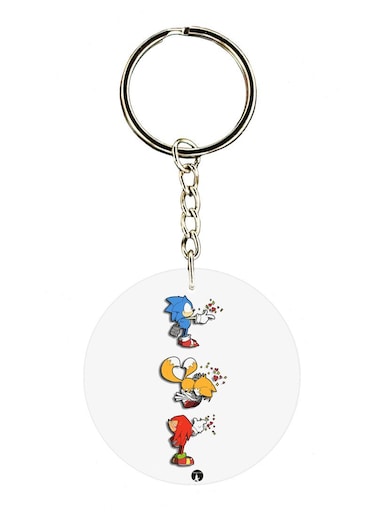 Sonic Printed Keychain