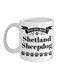 This Mug Belongs To The World's Best Shetland Sheepdog Grandma Printed Coffee Mug White/Black/Red