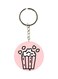 Double Sided Popcorn Printed Keychain