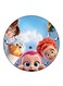 Storks Printed Fridge Magnet Multicolour
