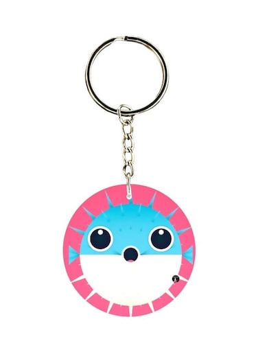 Cartoon Fish Printed Keychain