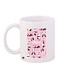Pandas Printed Coffee Mug White/Pink/Black