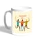 Happy Friendship Day Printed Coffee Mug, White 11 Ounce