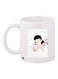 Girl Printed Ceramic Coffee Mug White/Pink/Black
