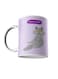 Ceramic Printed Mug Purple/Grey