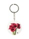 Flower Printed Keychain