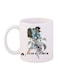 Jojo's Bizarre Printed Mug White/Black/Blue
