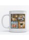 Coffee Lovers Printed Mug White/Brown/Blue