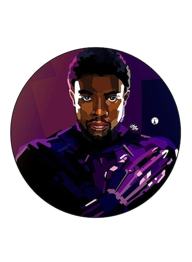Black Panther Printed Fridge Magnet Multicolour